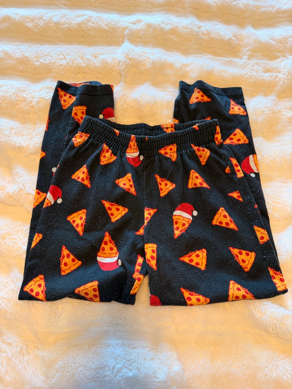 Cat & Jack Black One-Piece with Orange Pizza Print